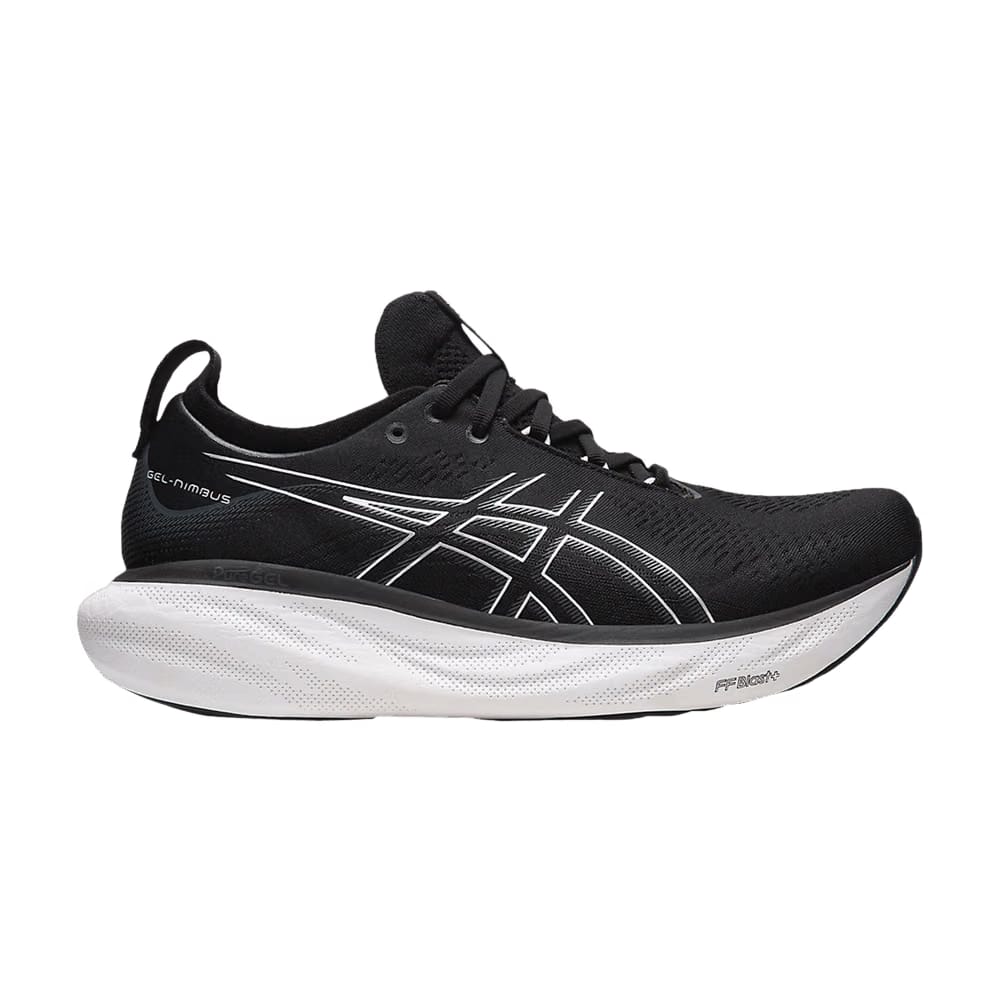 Asics Gel Nimbus 25 Wide Black Pure Silver