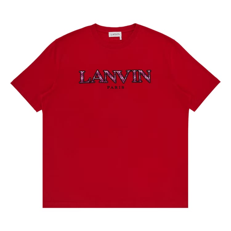 Lanvin Curb Embroidered T-Shirt Lipstick