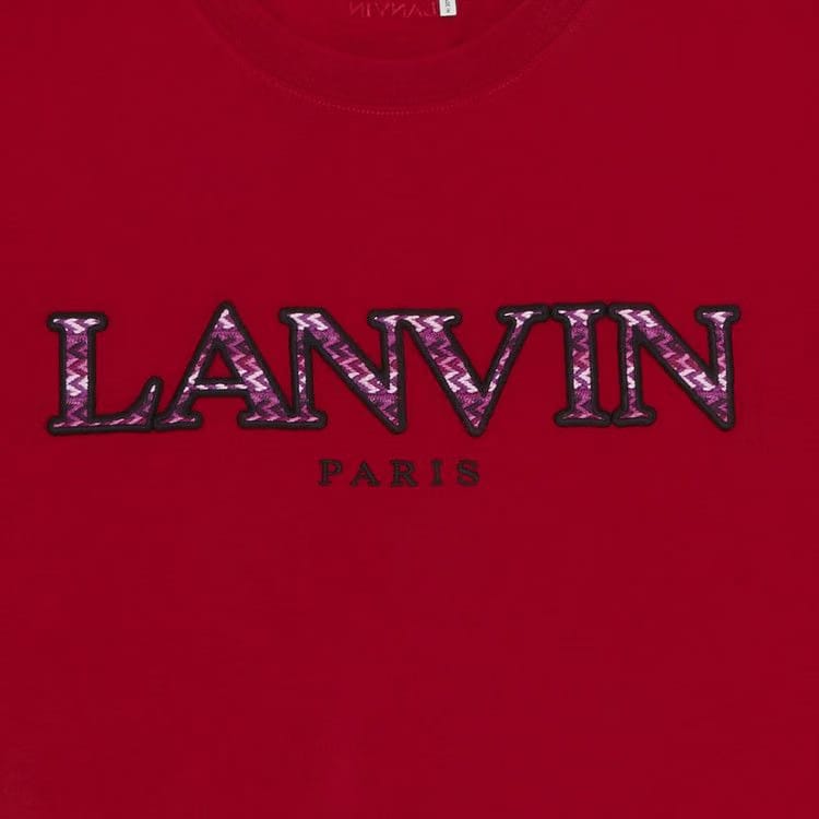 Lanvin Curb Embroidered T-Shirt Lipstick