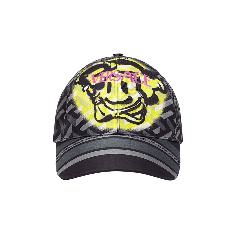 Versace Medusa Smile Logo Cap Black/Grey