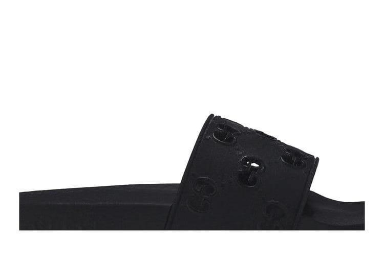 Gucci Rubber GG Slide Black