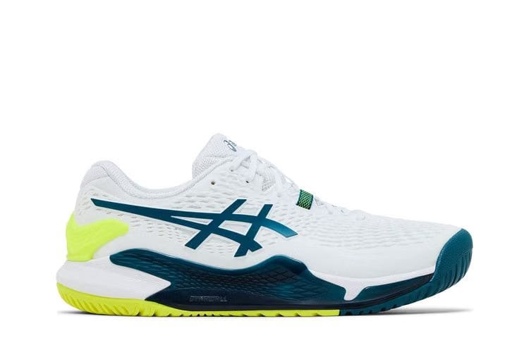 Asics Gel Resolution 9 Wide White Restful Teal