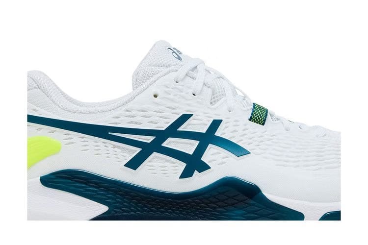 Asics Gel Resolution 9 Wide White Restful Teal
