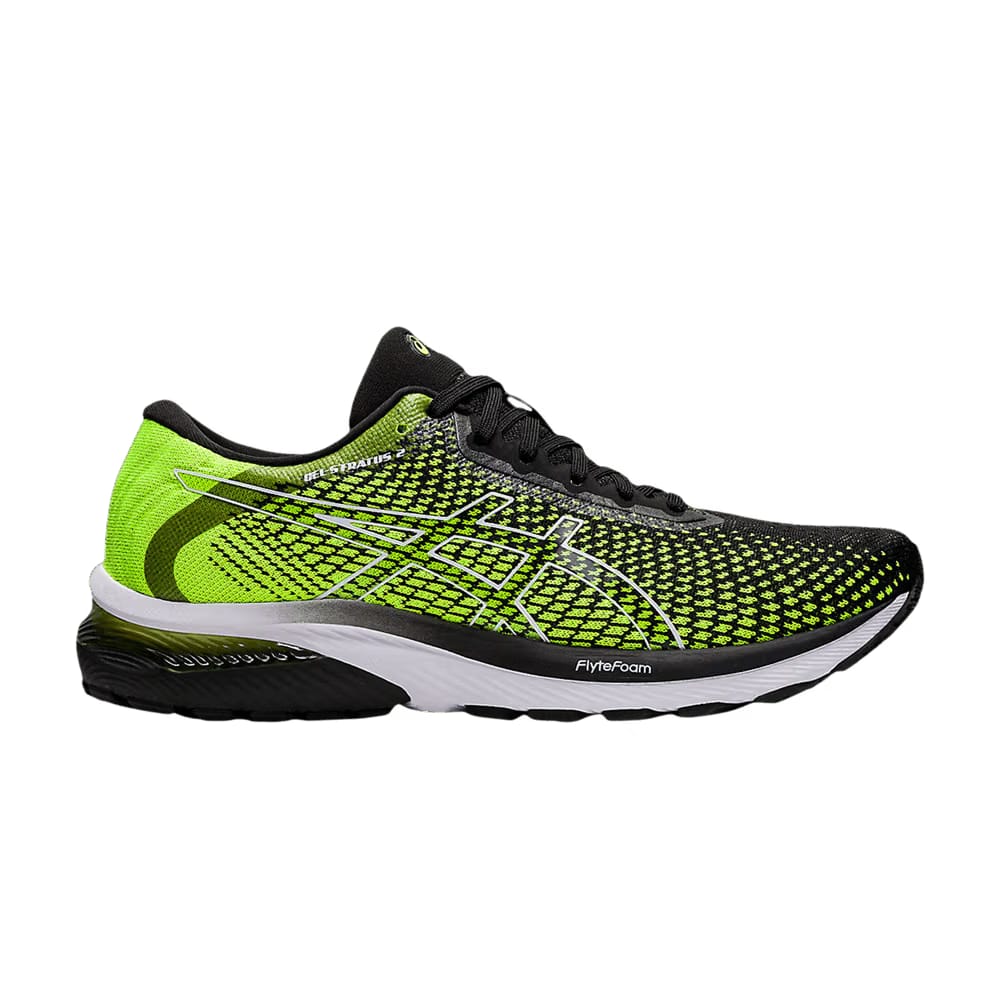 Asics Gel Stratus 2 Knit Safety Yellow Black