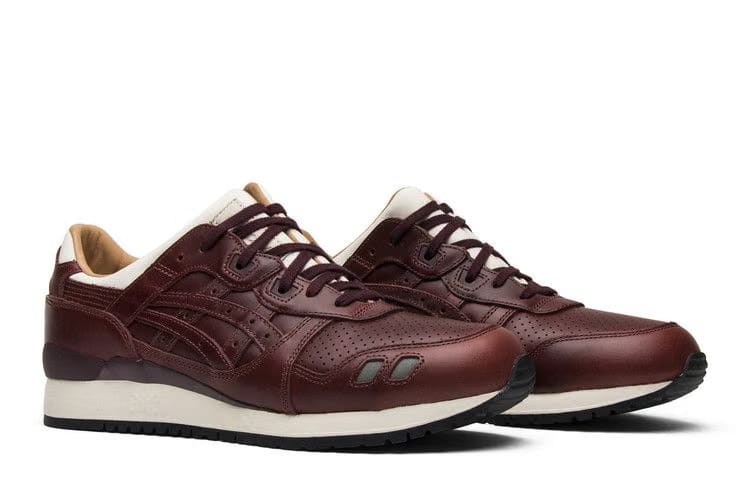 Packer Shoes x J.Crew x ASICS Gel Lyte 3 1907 Collection Oxblood