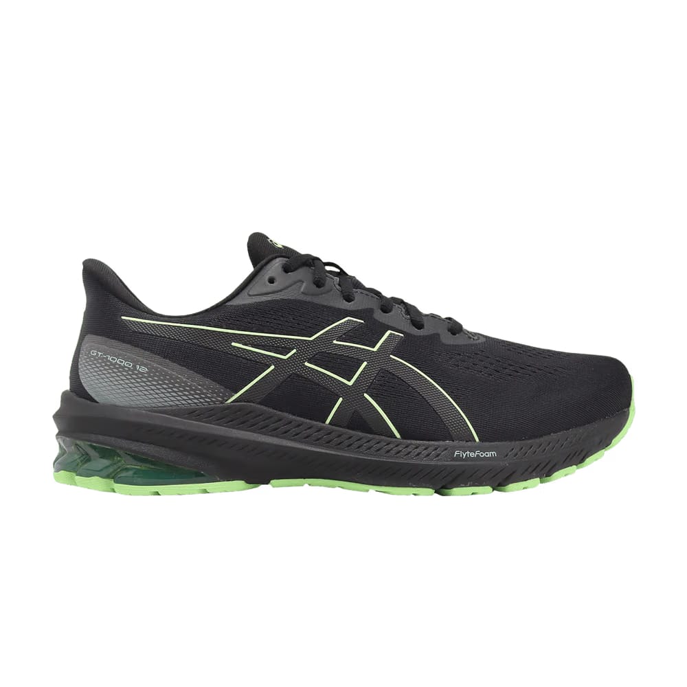 Asics GT 1000 12 GORE-TEX Black Illuminate Green