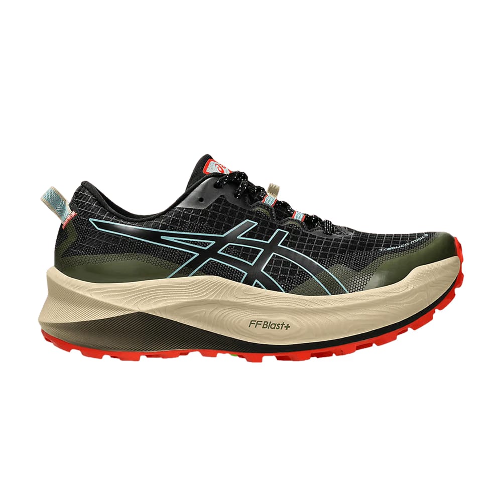 Asics Trabuco Max 3 Black Green Smoke Blue