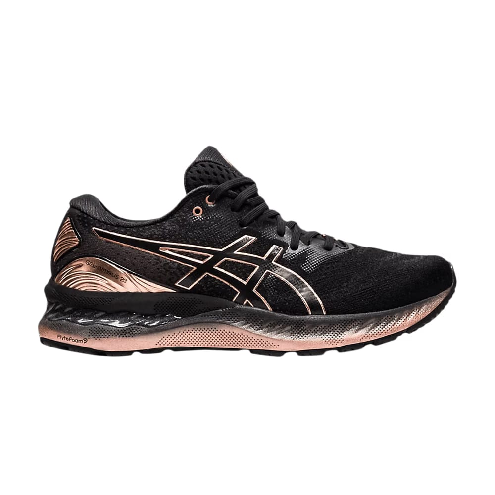 Asics Wmns Gel Nimbus 23 Platinum 'Black Rose Gold'