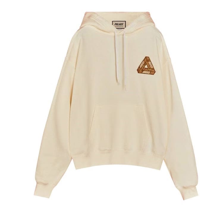 Gucci x Palace Hoodie With Triferg GG Patch Ivory