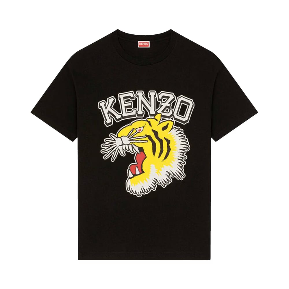 Kenzo Tiger Varsity Oversize T-Shirt Black