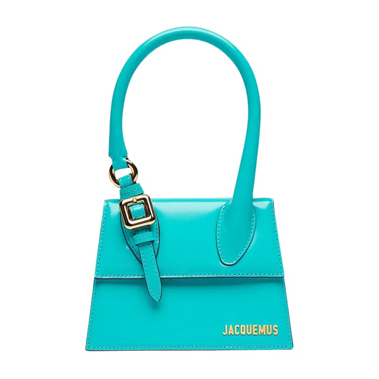 Jacquemus Le Chiquito Moyen Boucle Turquoise