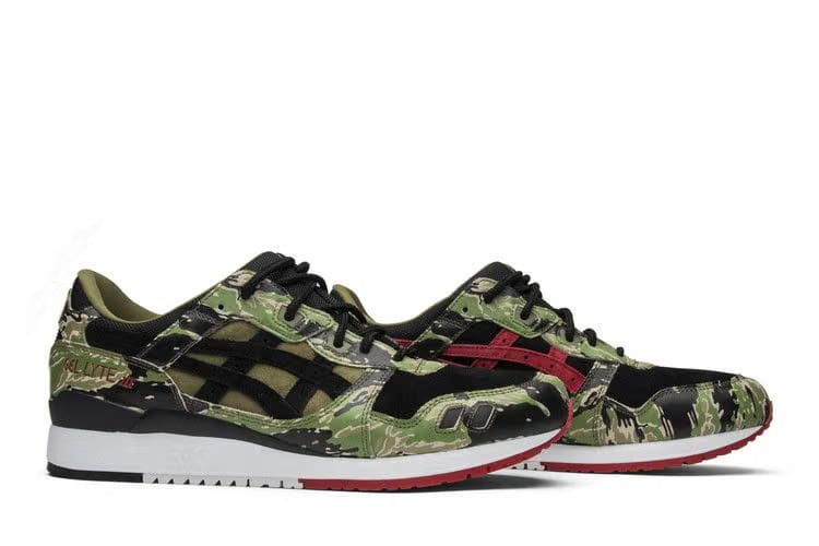 Atmos x ASICS Gel Lyte 3 Green Tiger Camo