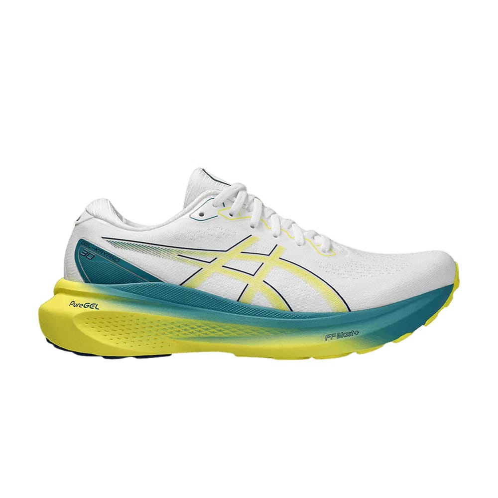 ASICS Gel Kayano 30 White Bright Yellow