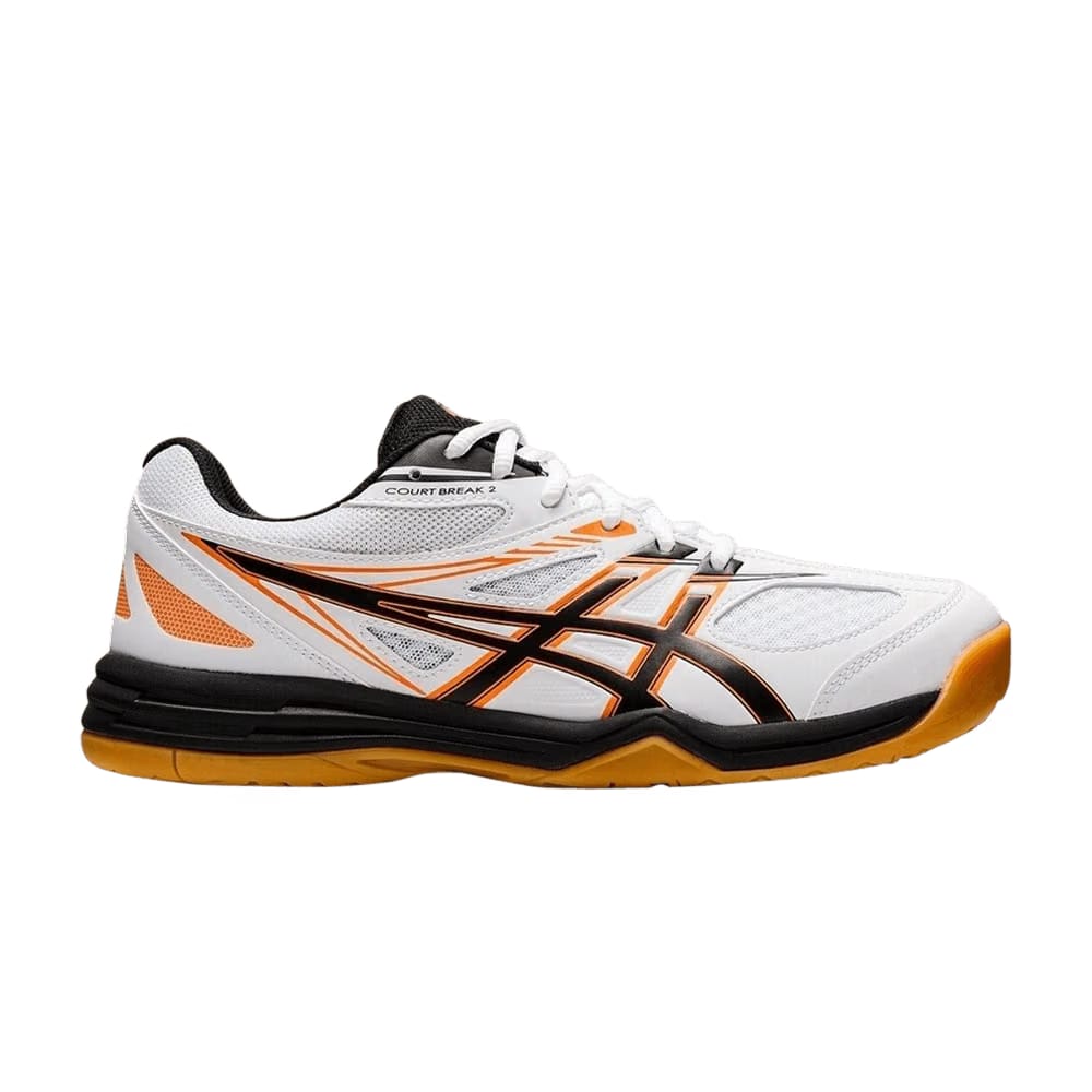 Asics Court Break 2 White Black Orange
