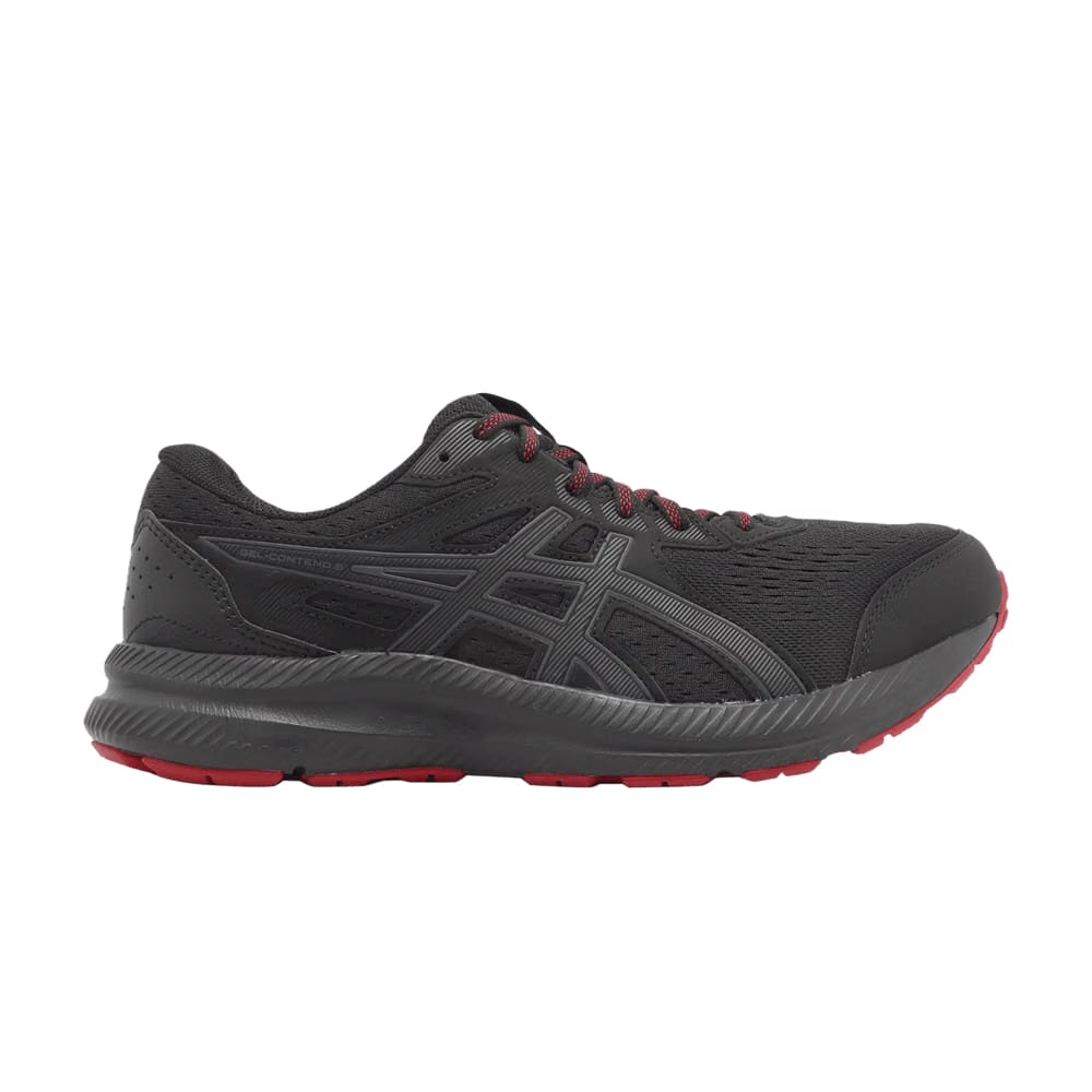 Asics Gel Contend 8 4E Wide Black Red