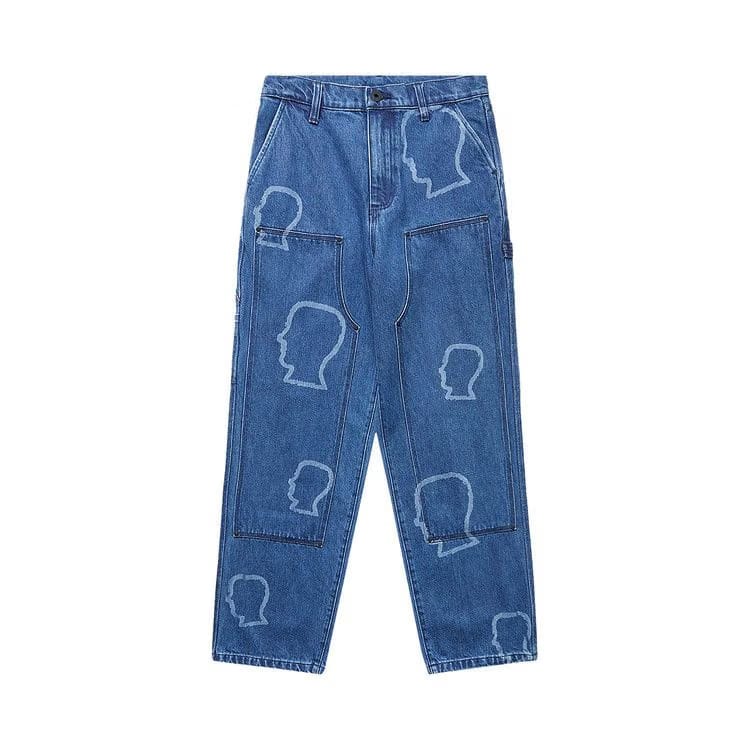 Brain Dead Double Knee Utility Pant Indigo