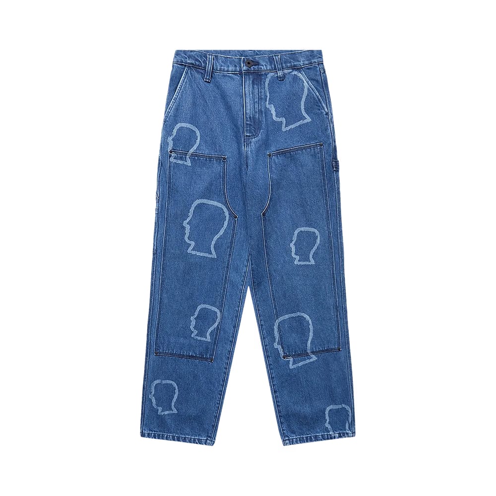 Brain Dead Double Knee Utility Pant Indigo
