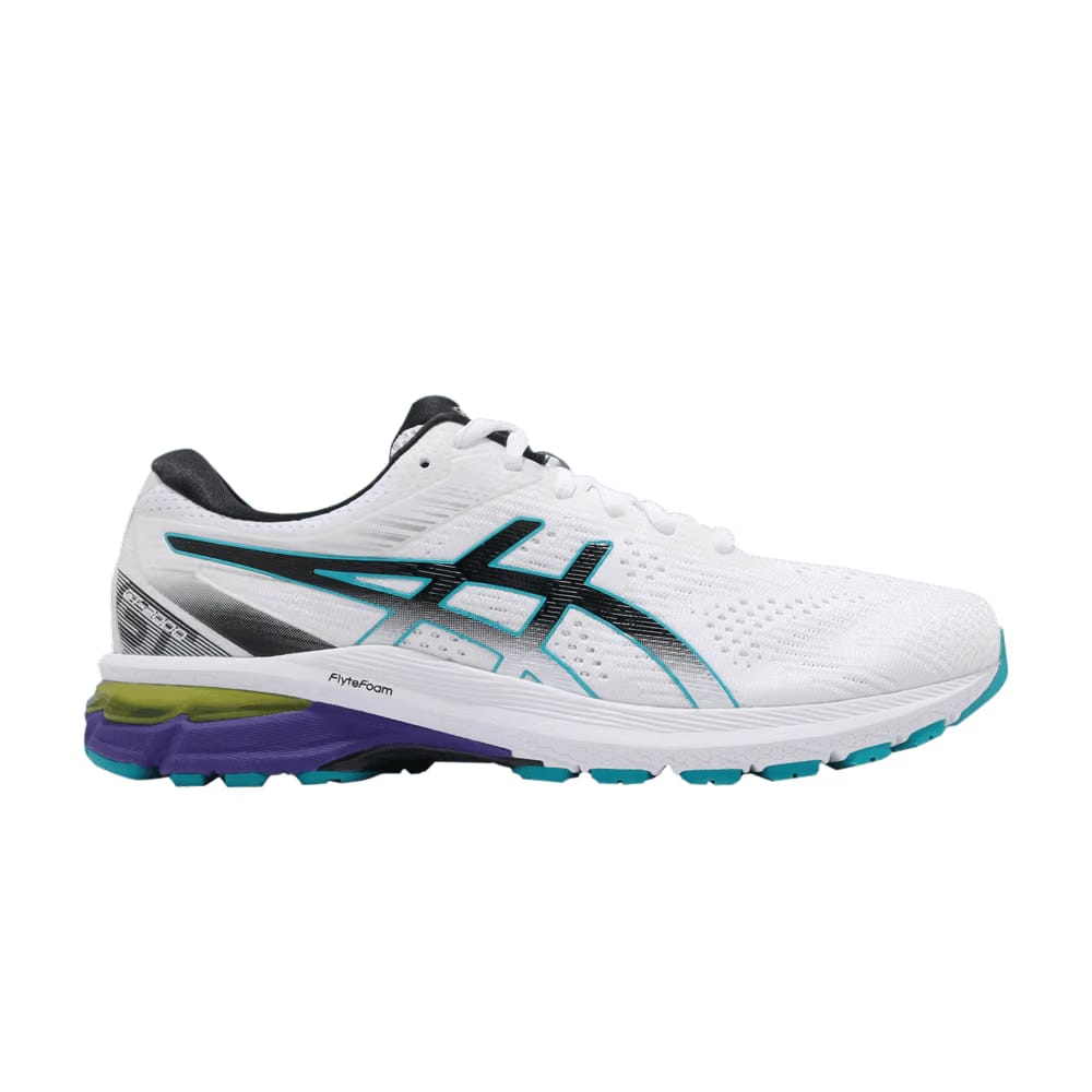 Asics GT 2000 8 White Turquoise Purple