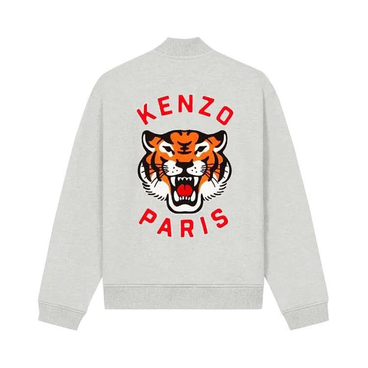 Kenzo Lucky Tiger Bomber Pale Grey