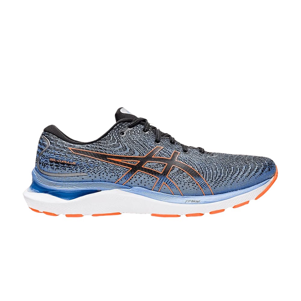 Asics Gel Cumulus 24 Black Shocking Orange