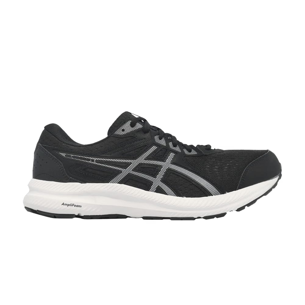 Asics Gel Contend 8 4E Wide Black White
