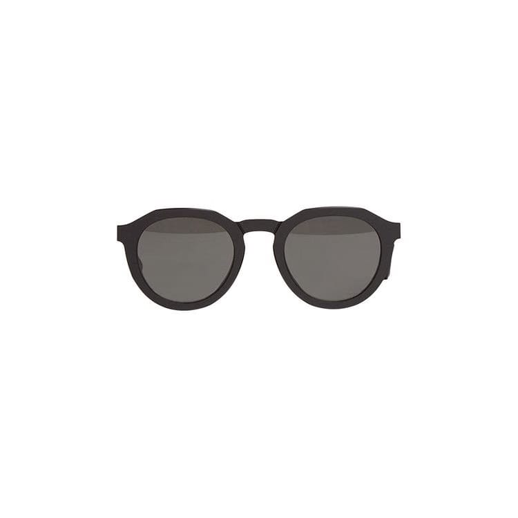 Mykita x Maison Margiela MMRAW007 Sunglasses Raw Black/Grey Solid