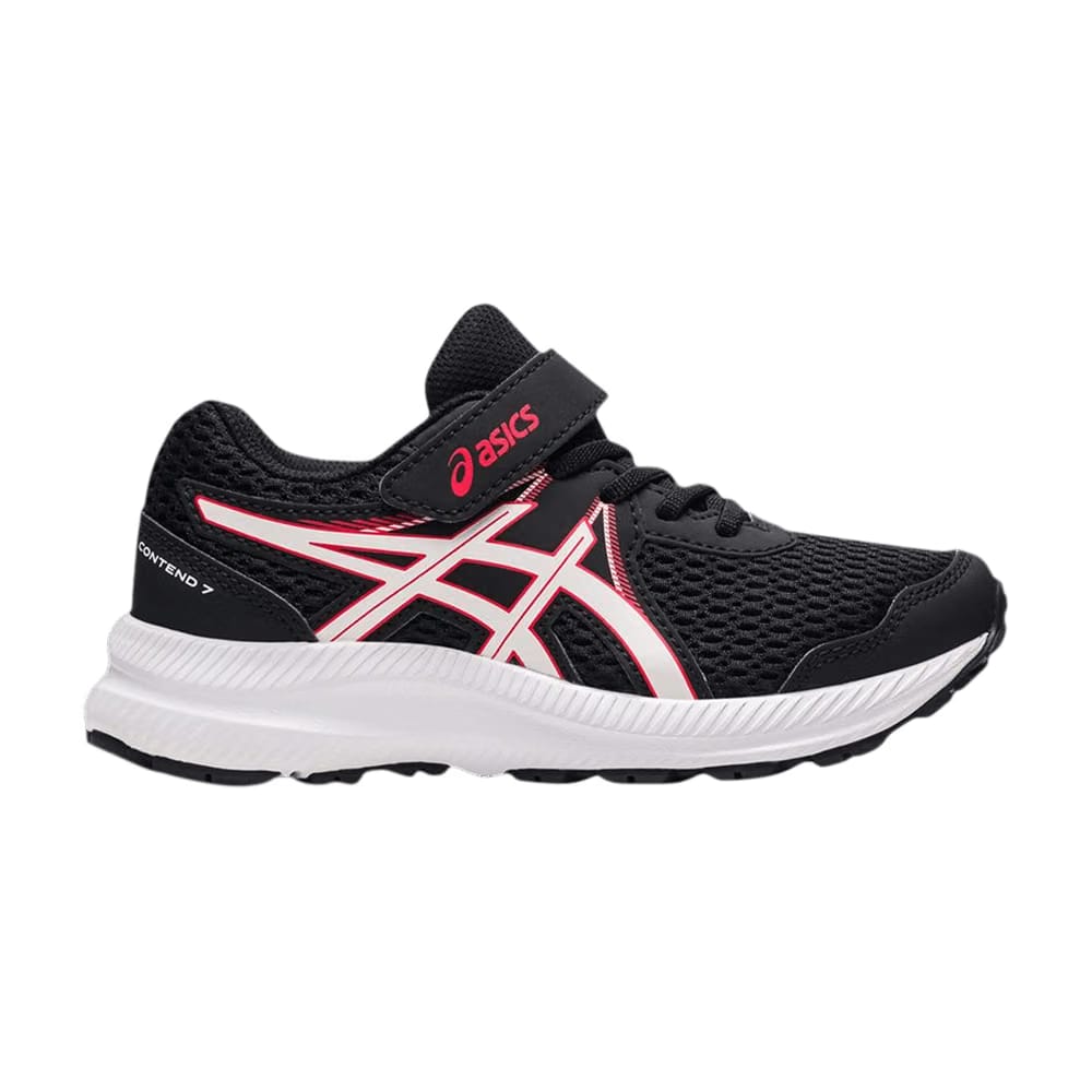 Asics Contend 7 PS Black Electric Red