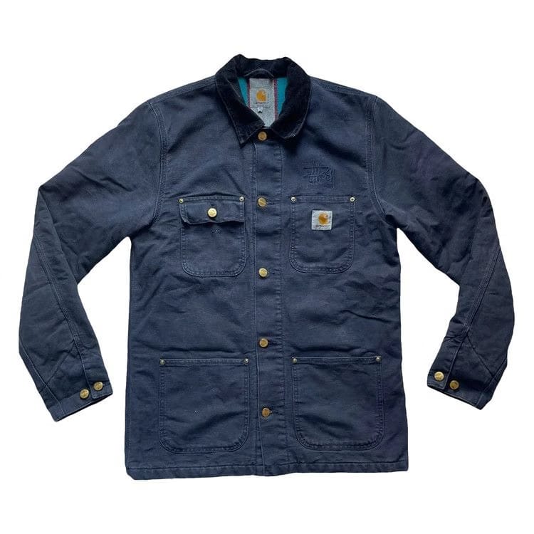 Carhartt WIP x Stussy Chore Coat Navy