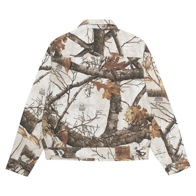 Stussy Zip Work Jacket Realtree Edge Snow