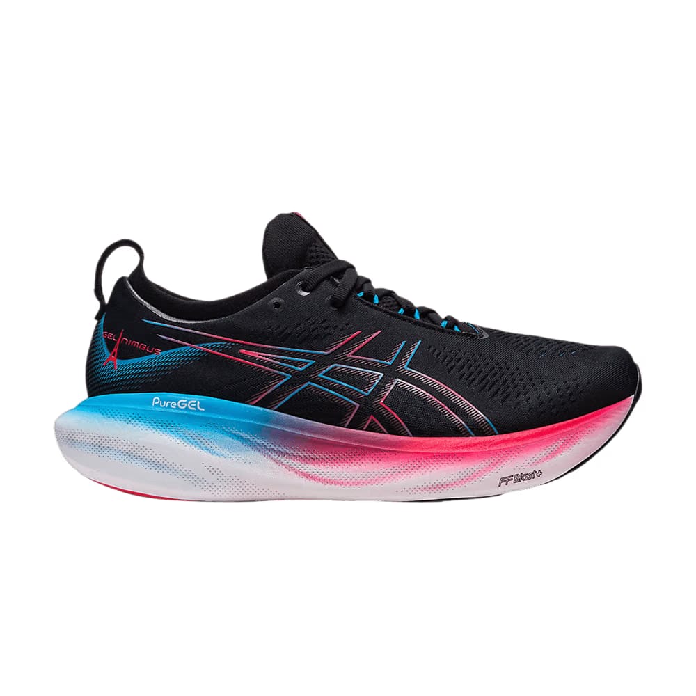Asics Gel Nimbus 25 Black Electric Red