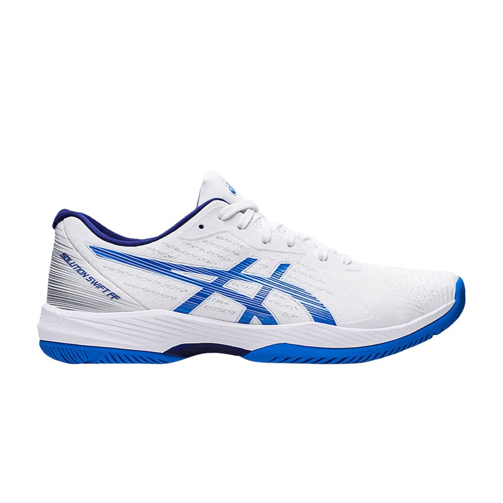Asics Solution Swift FF White Electric Blue