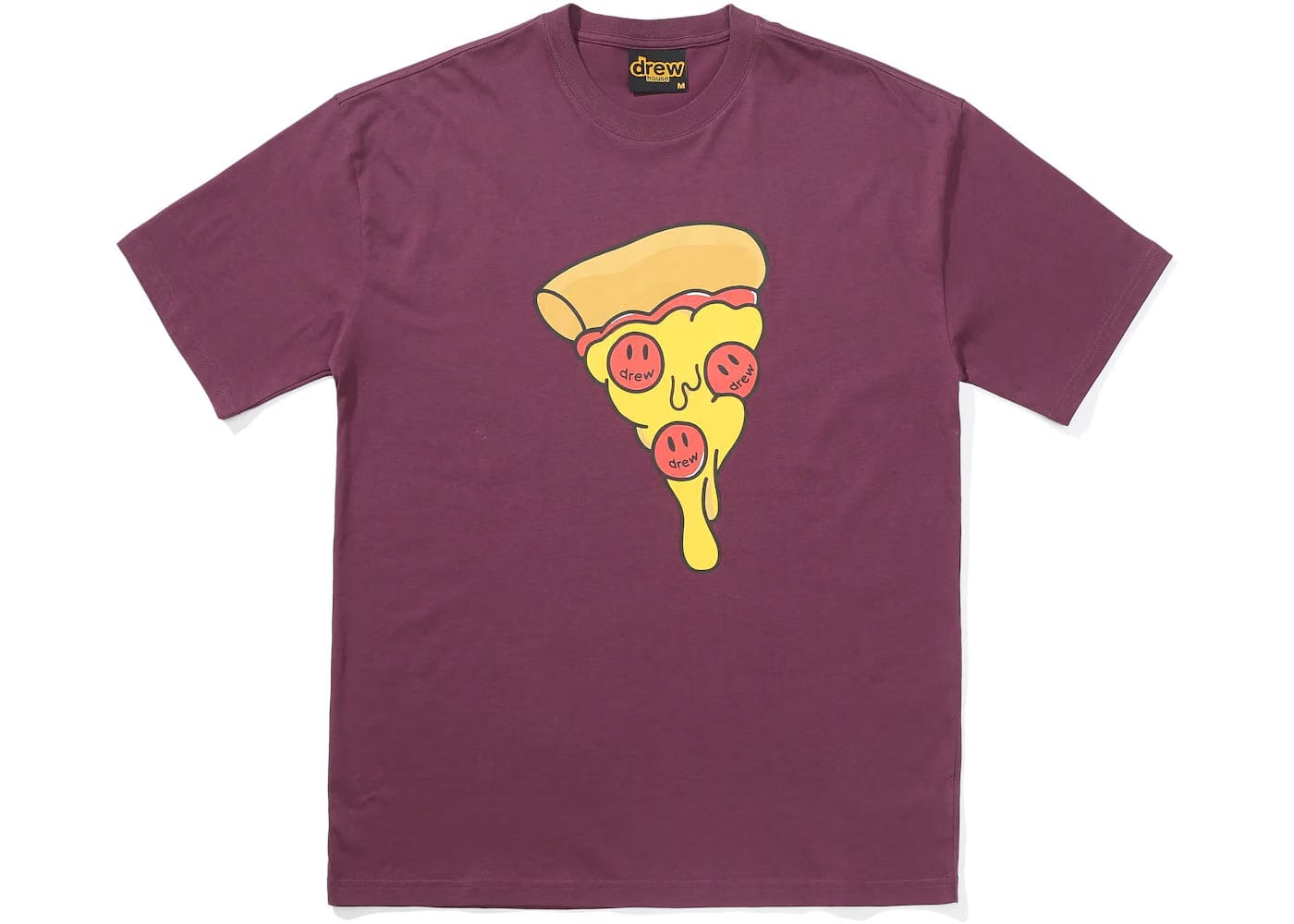 Drew house Pizza T-Shirt Berry