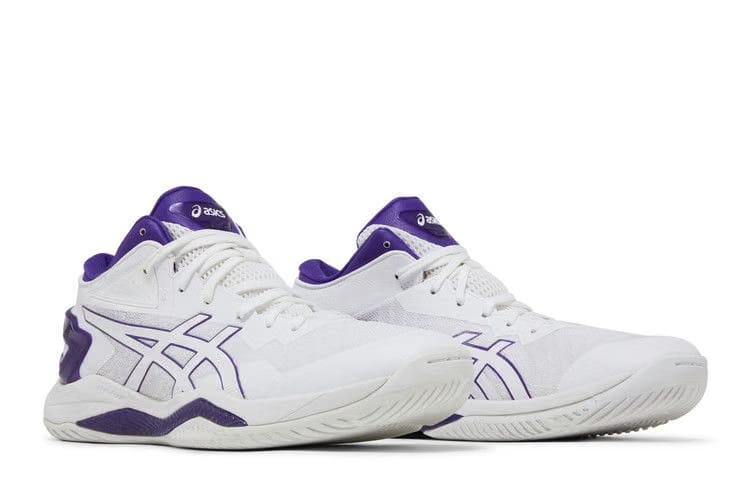 Asics Gel Burst 27 White Gentry Purple