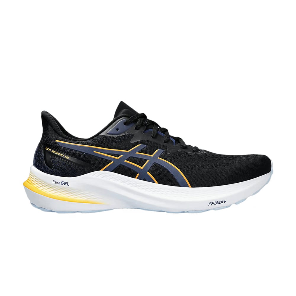 Asics GT 2000 12 Black Fellow Yellow