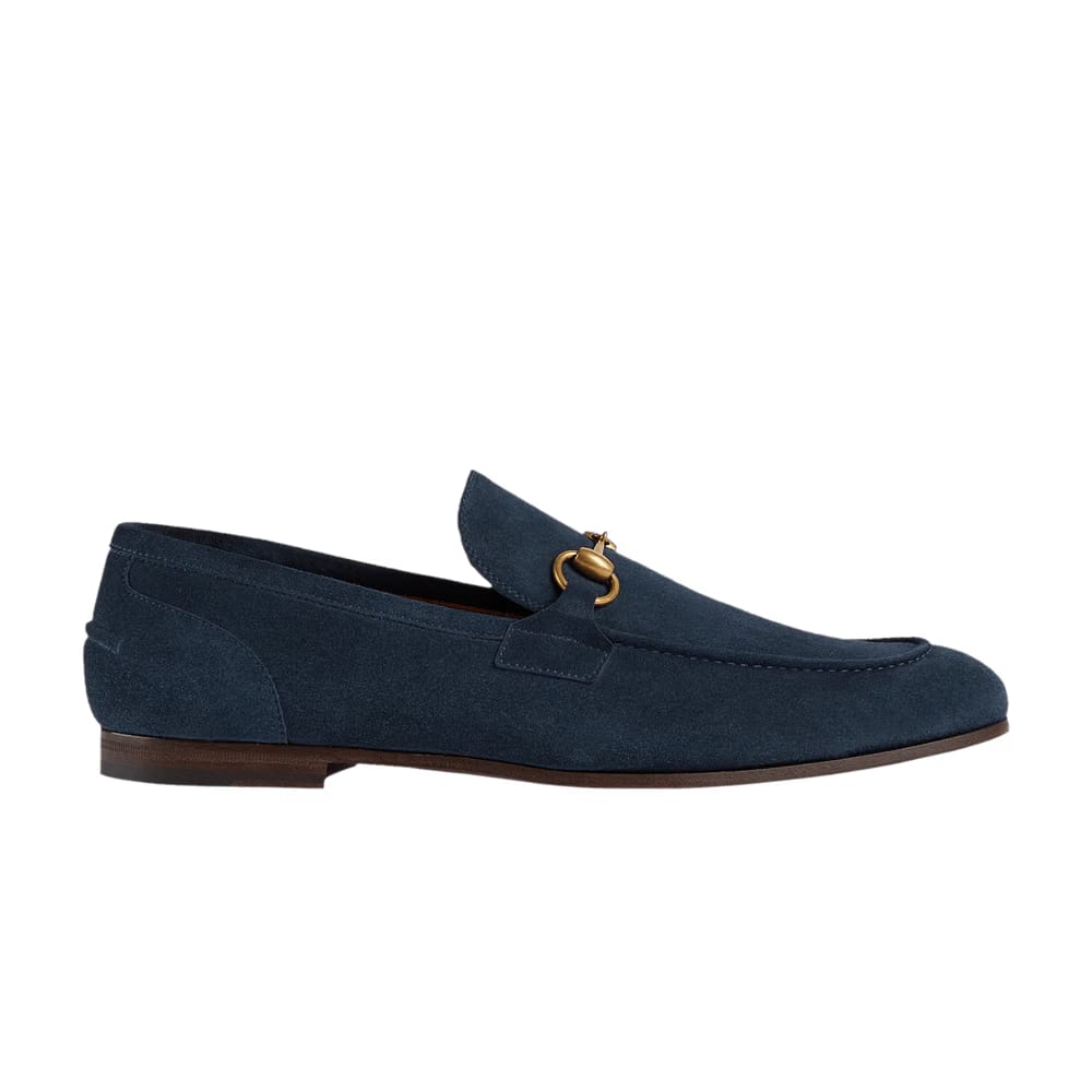 Gucci Jordaan Loafer Blue Suede