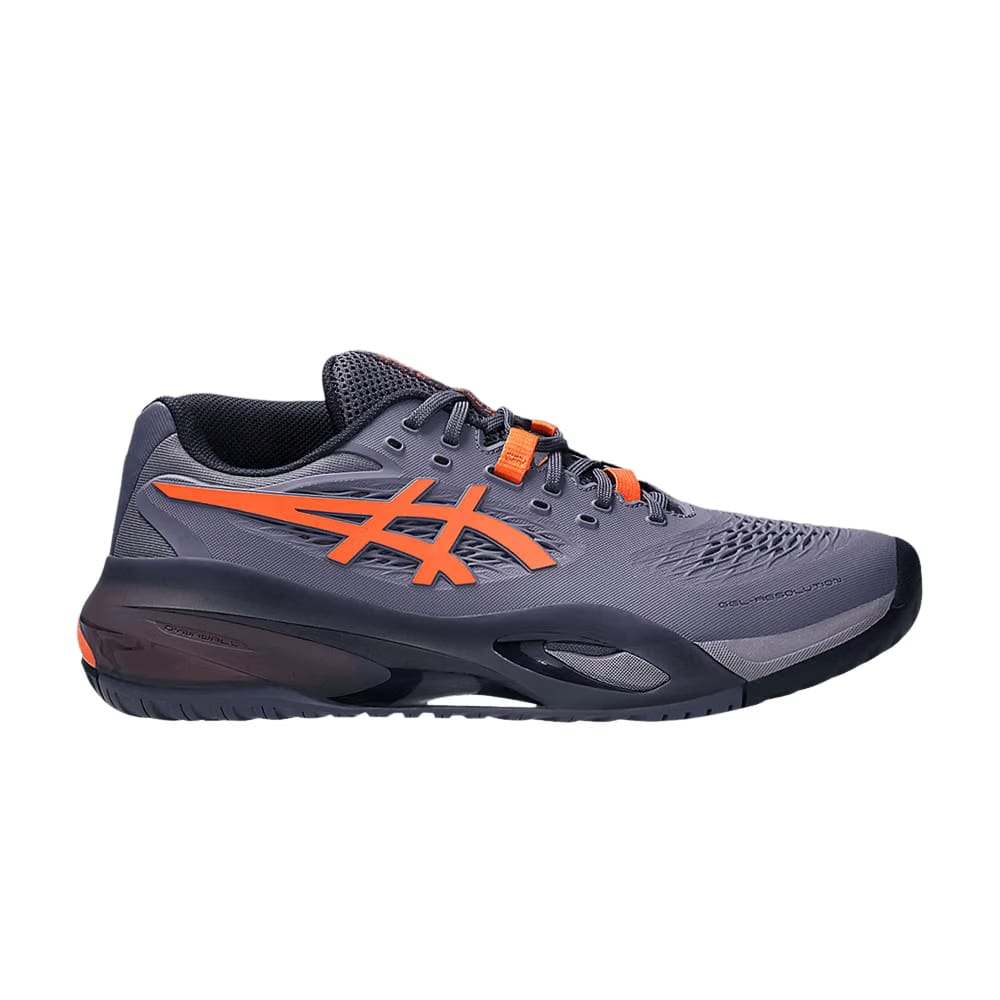 ASICS Gel Resolution x Wide Greyish Purple Nova Orange