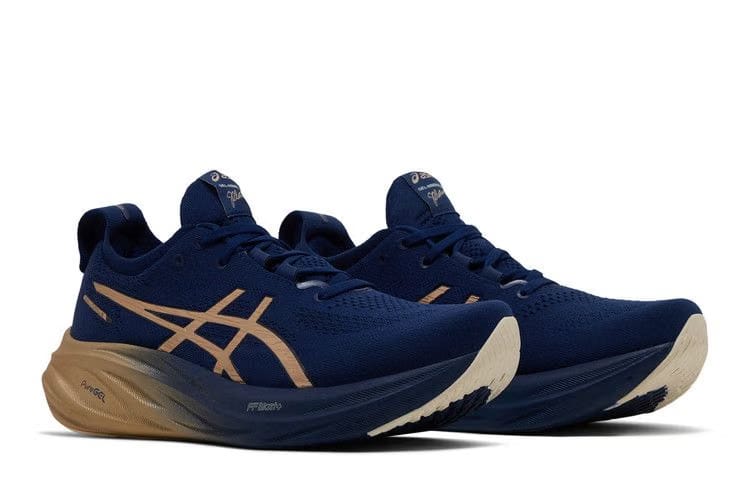 Asics Gel Nimbus 26 Platinum Blue Expanse Champagne