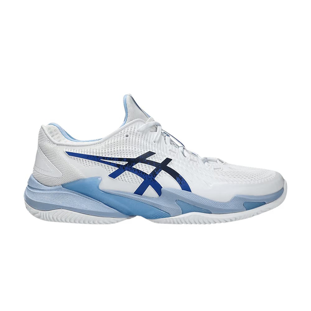Asics Court FF 3 Novak Clay White Tuna Blue