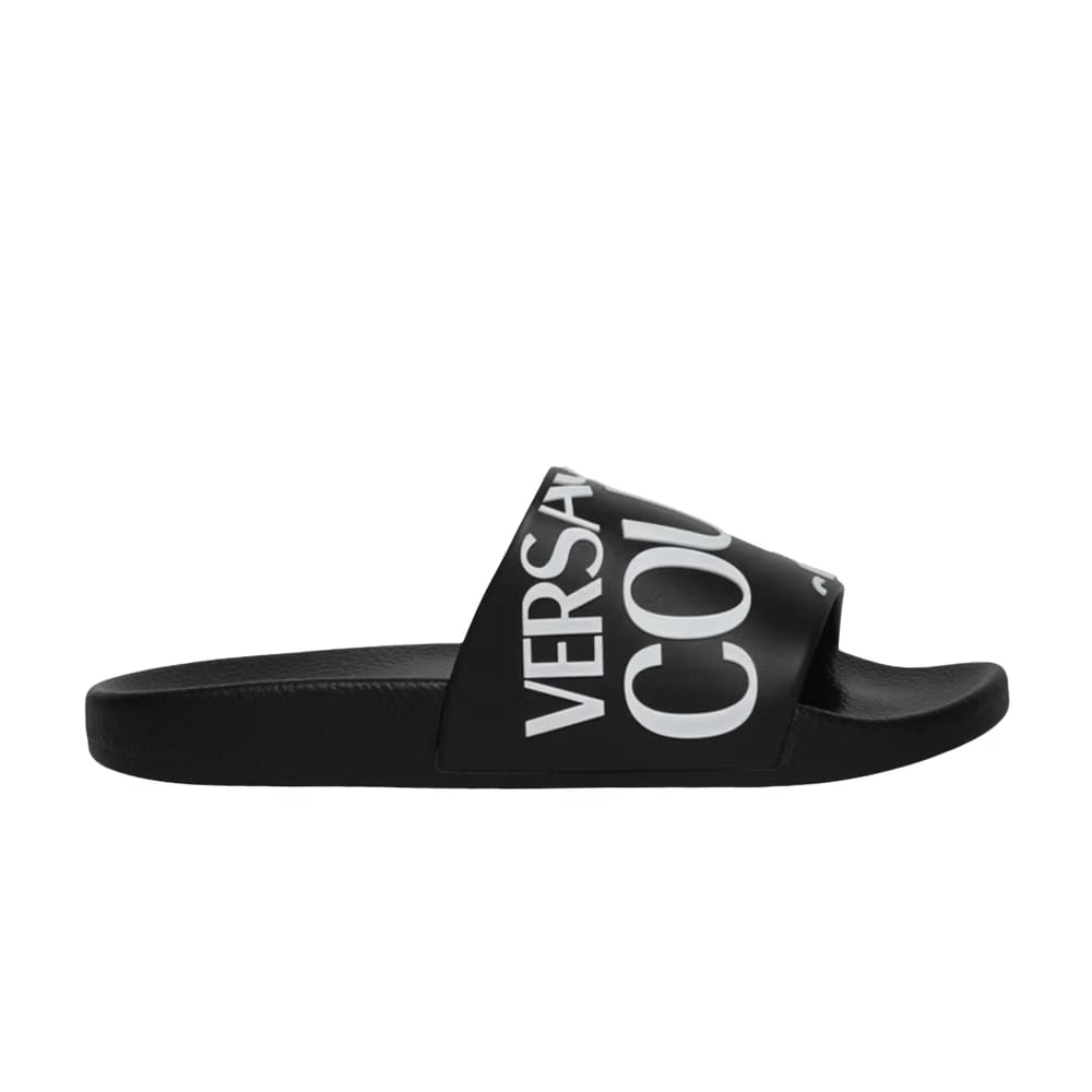 Versace Wmns Logo Slide 'Black White'