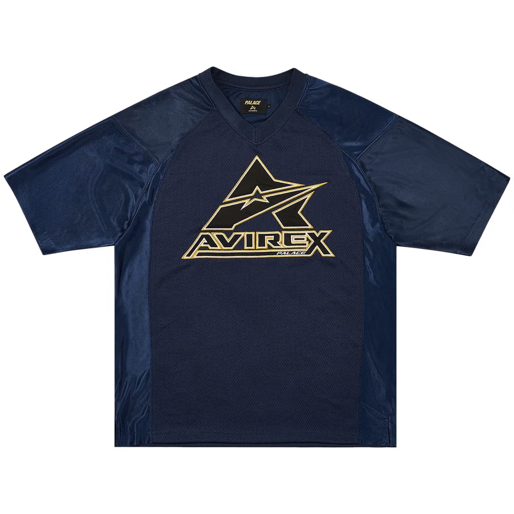 Palace Avirex Mesh Jersey Navy