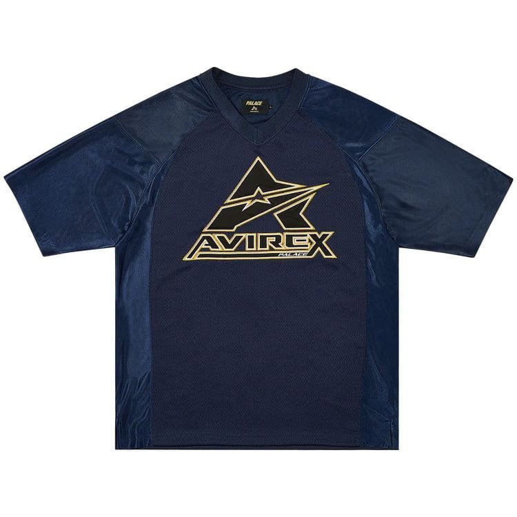 Palace Avirex Mesh Jersey Navy