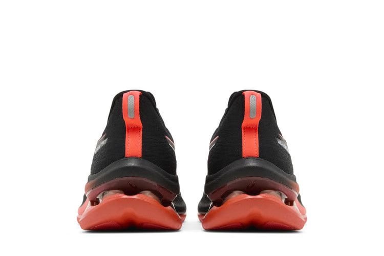 Asics Gel Kinsei Max Black Sunrise Red