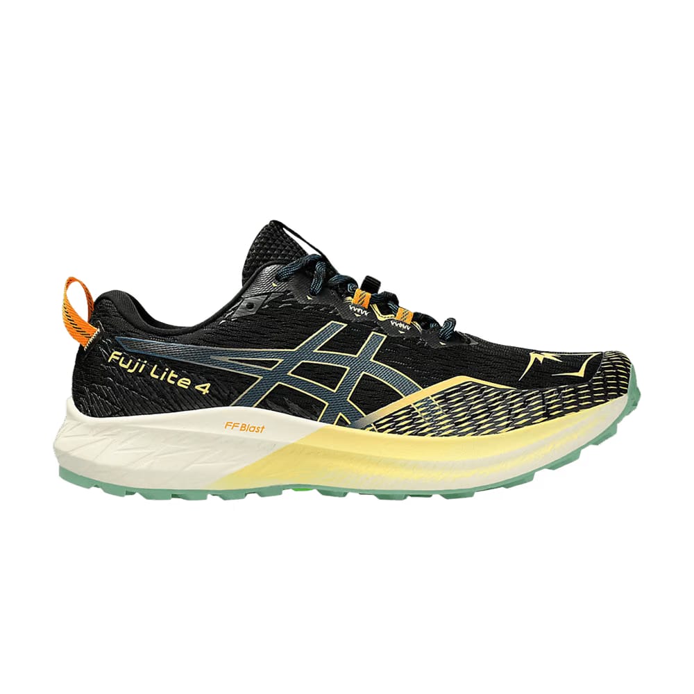 Asics Fuji Lite 4 Black Bright Yellow
