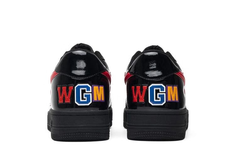 Bapesta Low Black Shark Face
