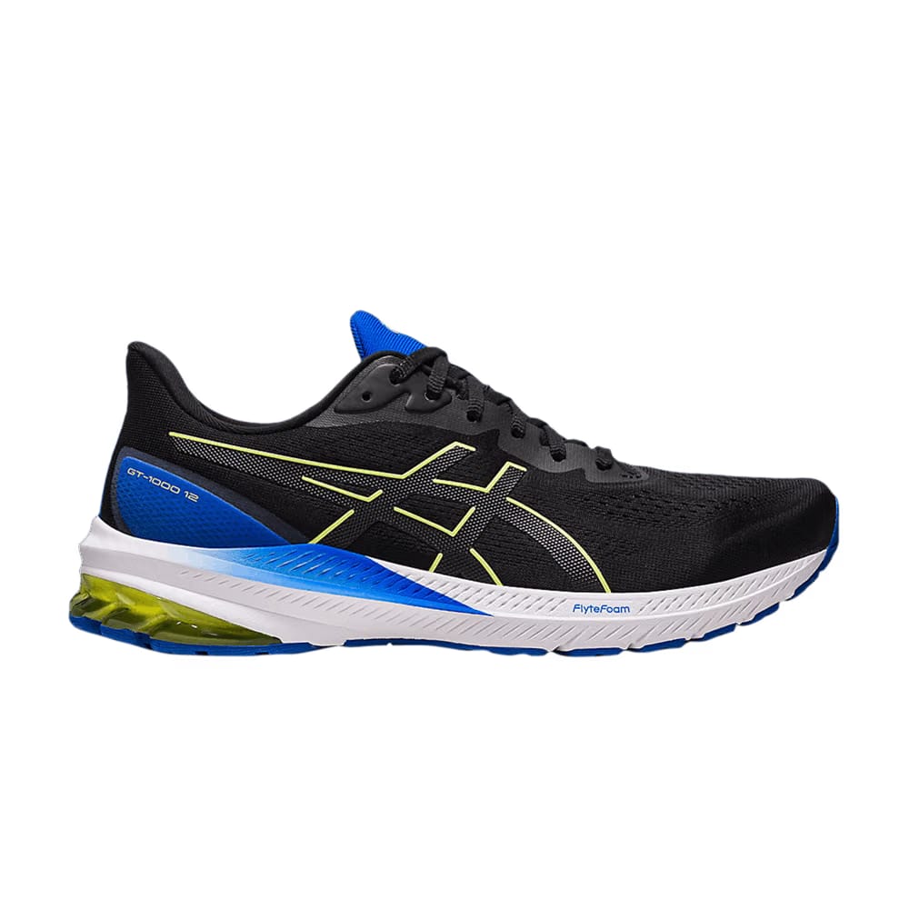 Asics GT 1000 12 Wide Black Glow Yellow