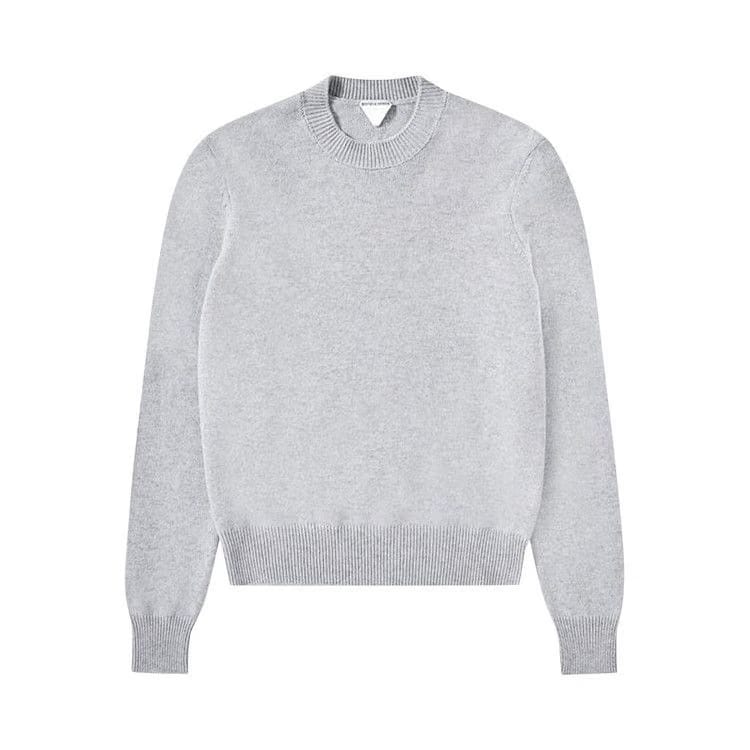 Bottega Veneta Crewneck Knitted Jumper Veil Melange