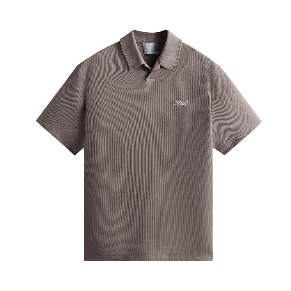 Kith Micro Waffle Drew Polo Quicksand