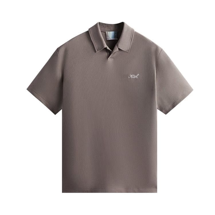 Kith Micro Waffle Drew Polo Quicksand