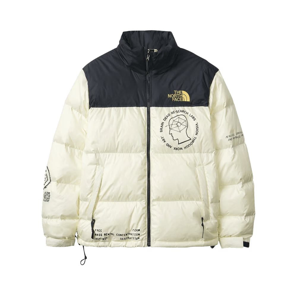 Brain Dead x The North Face Retro Nuptse Jacket Tender Yellow