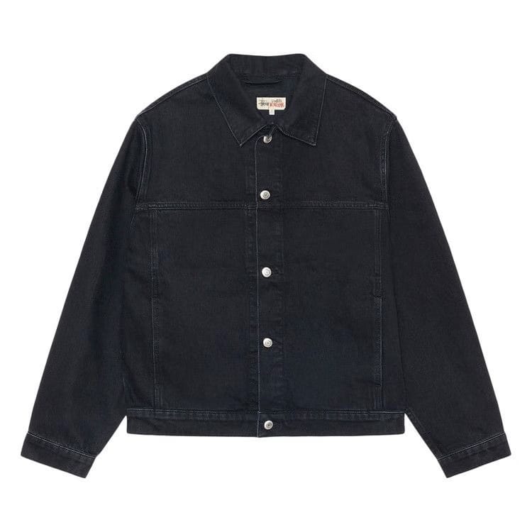 Stussy Trucker Denim Jacket Black